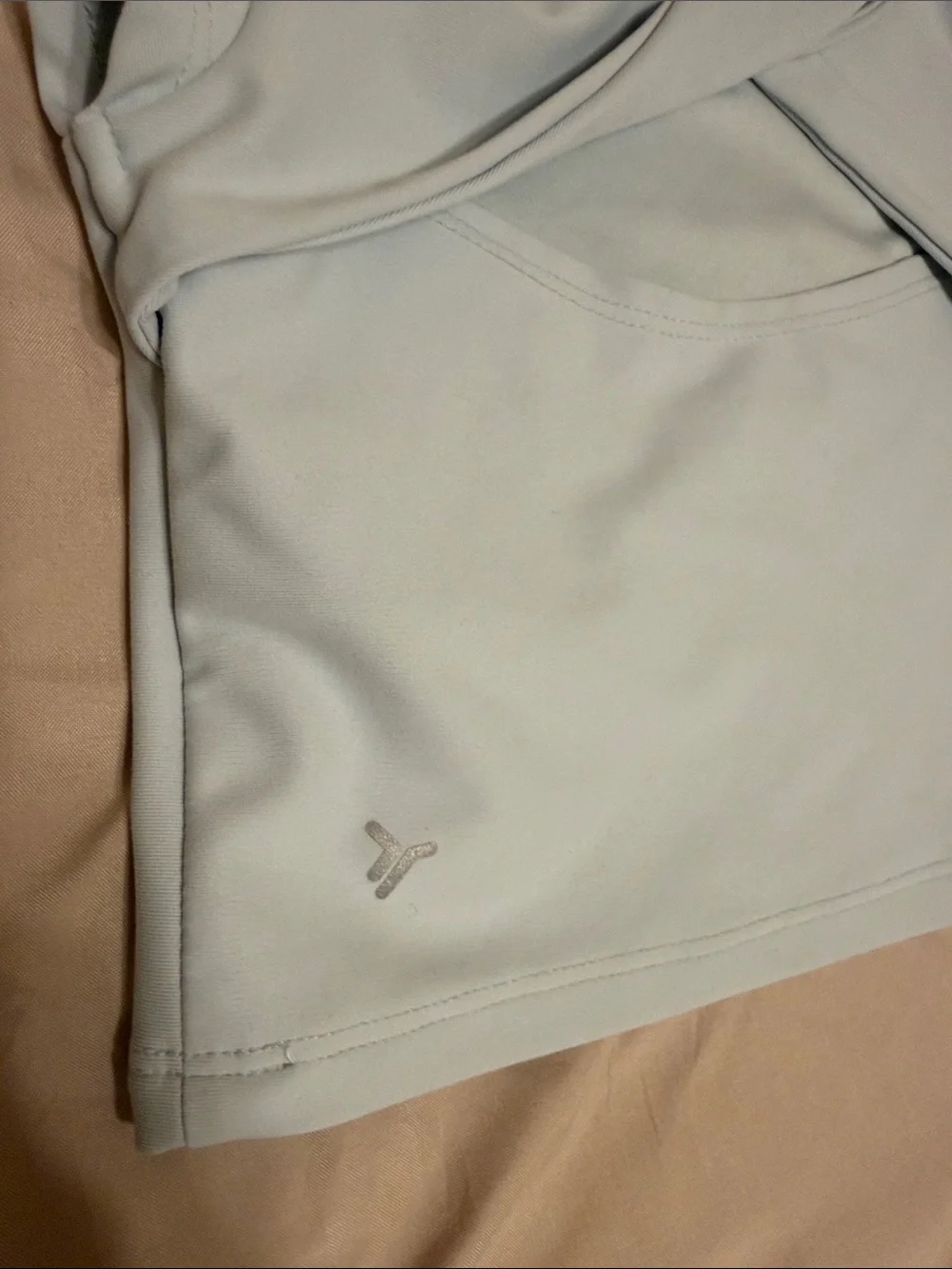 Old Navy Baby Blue Boatneck Crop Tee